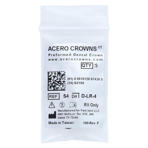 ACERO Crowns 4 1st Primary Lower Right Molar 5/Pk 5/Pk