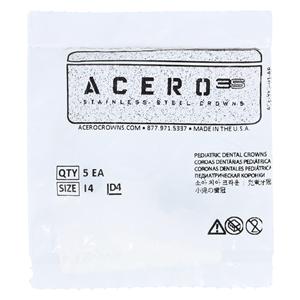 ACERO Crowns 4 1st Primary Upper Left Molar 5/Pk 5/Pk
