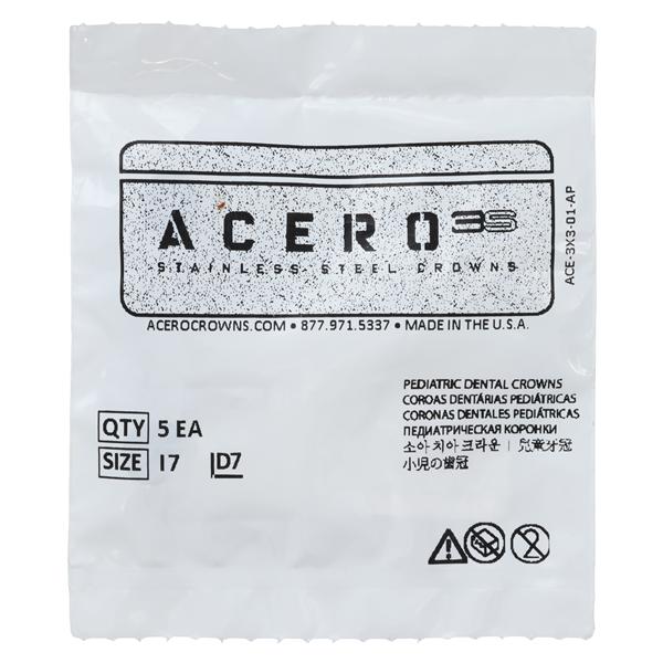 ACERO Crowns 7 1st Primary Upper Left Molar 5/Pk 5/Pk