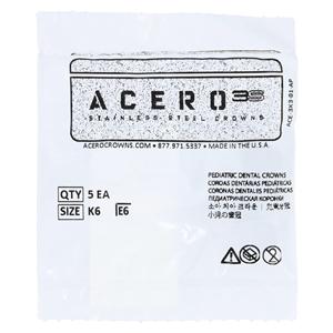 ACERO Crowns 6 2nd Primary Lower Left Molar 5/Pk 5/Pk