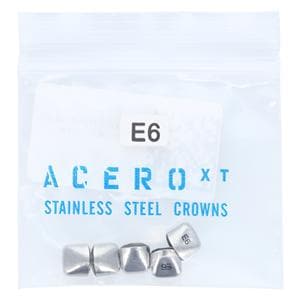 ACERO Crowns 6 Primary Upper Right Central 5/Pk 5/Pk