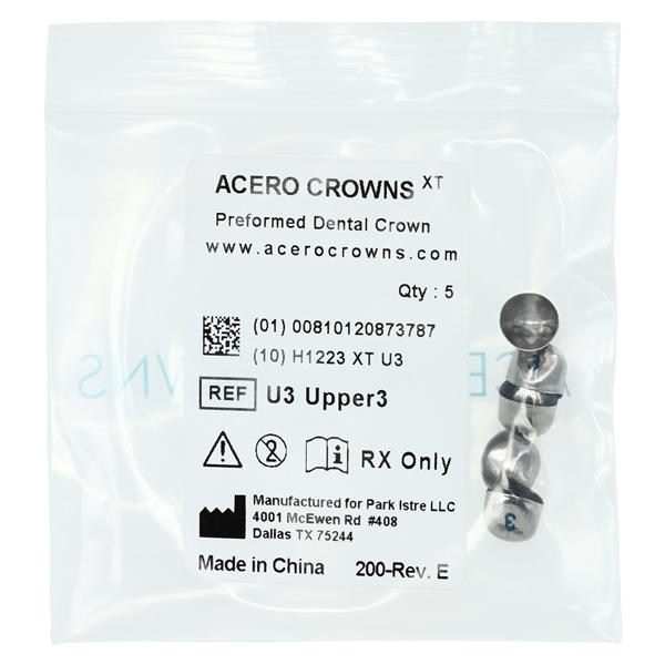 ACERO Crowns 3 Upper Canine 5/Pk 5/Pk