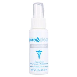 Pure & Clean Hydrogel Wound Care Topical Spray Alcohol Free 2oz Spray Bottle Ea, 24 EA/BX