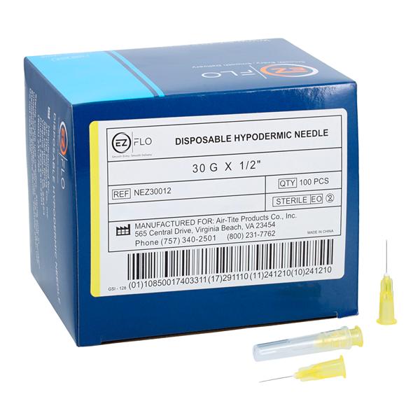 Needle Needle 30gx1/2" Standard 100/Bx, 20 BX/CA