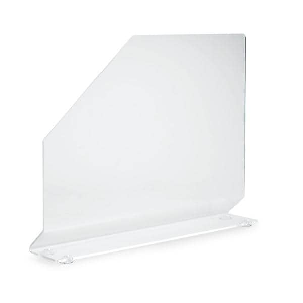 Splash Guard Polycarbonate 23.5x4.25x18" Ea