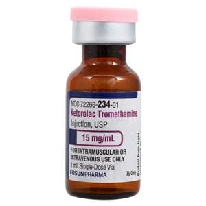Ketorolac Injection 15mg/mL Vial 1mL Each