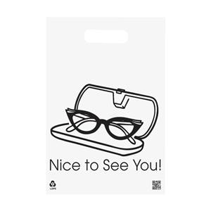 Eye Care Supply Bag Clear Plastic 8x12" 100/Pk