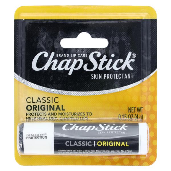 Chapstick Skin Protectant White Petrolatum 45% Regular 0.15oz Ea