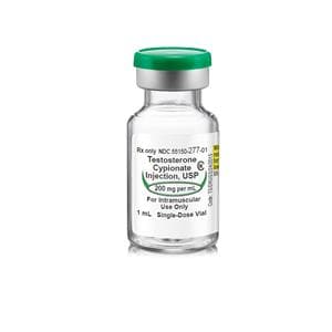 Testosterone Cypionate Injection 200mg/mL SDV 1mL Each