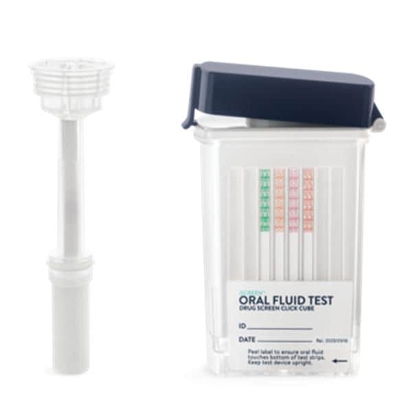 iScreen Oral Fluid Drug Cube Employment & Insurance Use Only 25/Bx