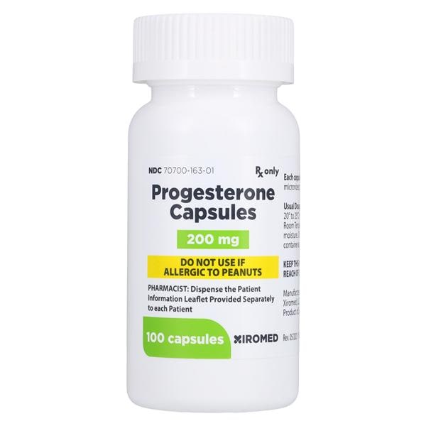 Progesterone Capsules 200mg Bottle 100/Bottle Each
