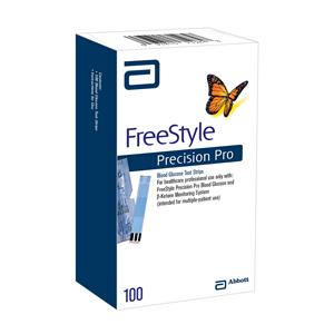 Freestyle Precision Pro Blood Glucose Test Strips 100/bx