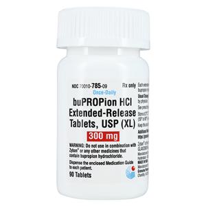Bupropion HCl Extended-Release Tablets 300mg Bottle 90/Bottle Each