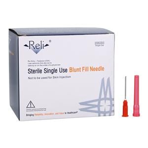 Blunt Fill Needle 18gx1" Non-Safety 100/Bx
