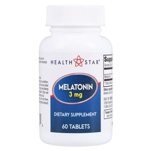 Melatonin Tablets 3mg Bottle 60/Bt
