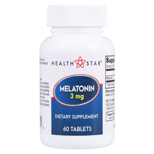 Melatonin Tablets 3mg Bottle 60/Bt