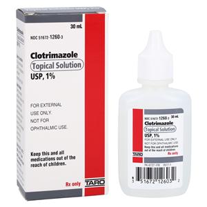 Clotrimazole Topical Solution 1% Bottle 30mL Each