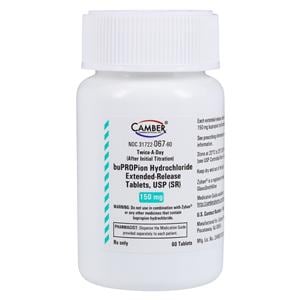 Bupropion HCl Extended-Release Tablets 150mg Bottle 60/Bottle Each