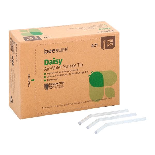 BeeSure Air / Water Syringe Syringe Tips Translucent 250/Bx