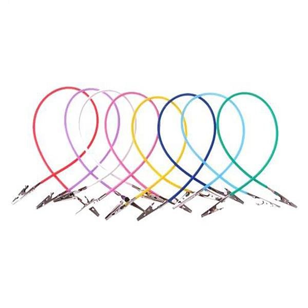 UniPACK Bib Clip Lavender Silicone Disposable 50/CA