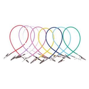 UniPACK Bib Clip Green Silicone Disposable 50/CA