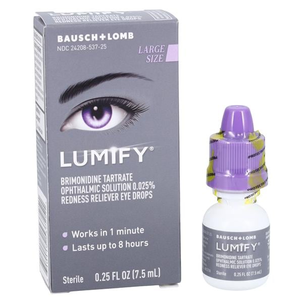Lumify Eye Drops 0.025% 0.25oz Bottle 7.5ml/Bt