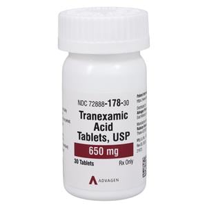 Tranexamic Acid Tablets 650mg Bottle Each