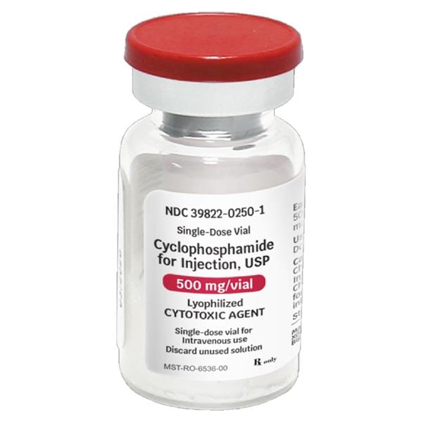 Cyclophosphamide Lypholized 500mg Each