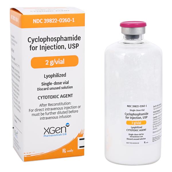 Cyclophosphamide Lypholized 2gm Each