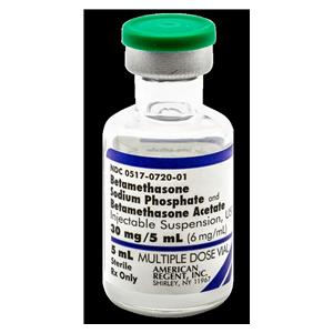 Betamethasone Combo Injection 6mg/mL MDV 5mL Each