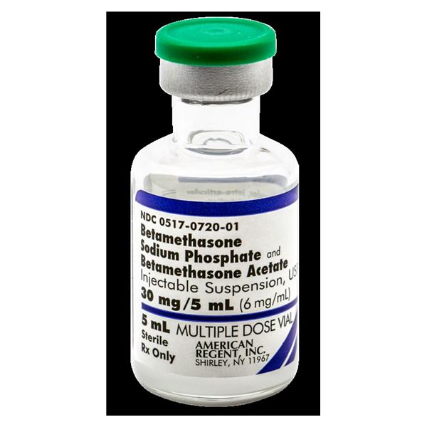 Betamethasone Combo Injection 6mg/mL MDV 5mL Each