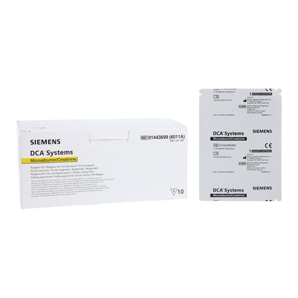 Microalbumin/ Creatinine Test Kit For DCA Vantage Analyzer 10/Bx, 4 BX/CA