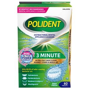 Polident Denture Cleanser 60/Bx, 12 BX/CA