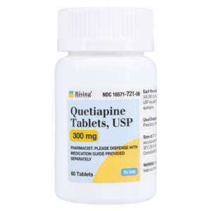 Quetiapine Fumarate Tablets 300mg Bottle Each