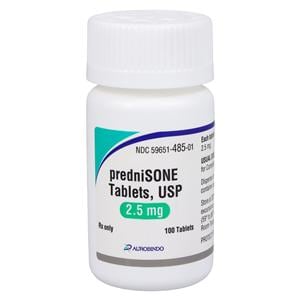 Prednisone Tablets 2.5mg Bottle