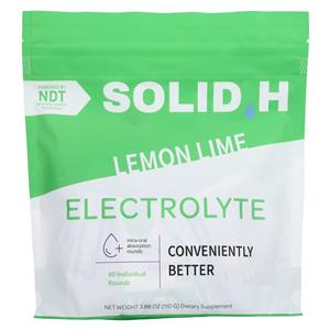 Solid Oral Electrolyte Replenishment Drink Tablet Lemon Lime Bag 1/Bg