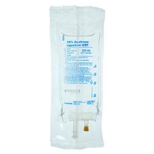 IV Solution Solution Dextrose 10% 250mL Bag 24/Ca