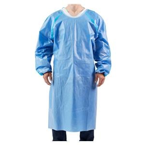 Chemotherapy Gown AAMI Level 4 Poly-Coated SMS X-Large 100/Ca