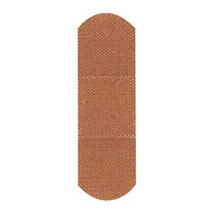 American White Cross Adhesive Bandage Fabric 1x3" Brown Sterile 5000/Ca