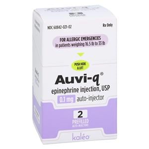 Auvi-Q Injection 0.1mg Box 2/Package