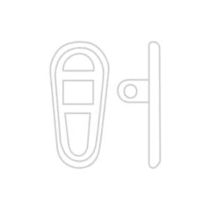 Nose Pad Clear For Eyeglass Frame 25/Pk