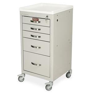 M-Series Medical Cart 18x18x34.5" (3) 3 Drwr/(1) 6 Drwr/(1) 9 Drwr Kylck