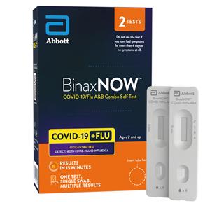 BinaxNOW COVID-19/Flu A&B Antigen Self Test OTC 2x12/Ca