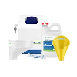 Rx Destroyer Pro Medication Disposal Starter Kit 1gal Ea