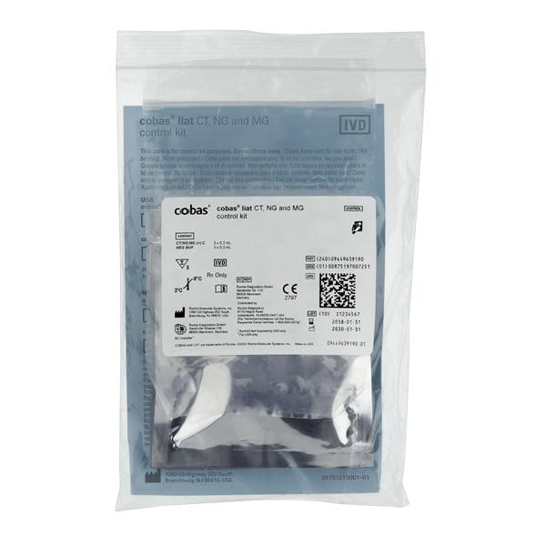cobas liat CT/NG/MG Negative/Positive Control Kit 3/Bx