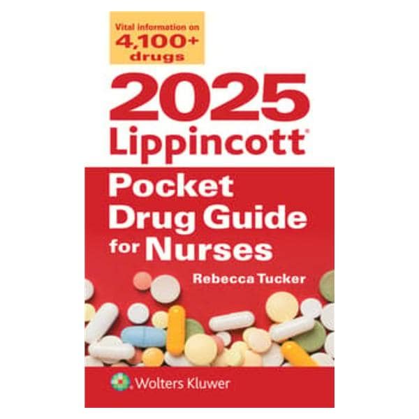 Lippincott's Drug For Nurse 2025 13th Edition Pocket Guide English Ea