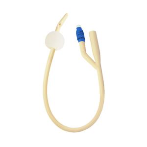 TruCath 2-Way Foley Catheter Coude Tip Silicone Elastomer Coated Latex 24Fr 10mL