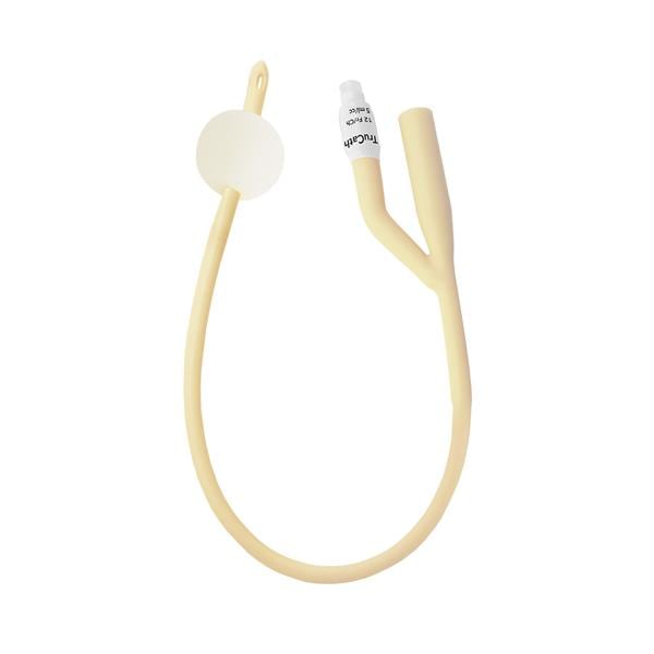 TruCath 2-Way Foley Catheter Straight Silicone Elastomer Coated Latex 16Fr 10mL