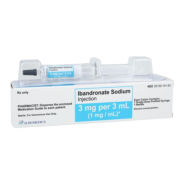 Ibandronate Sodium Injection 1mg/mL Prefilled Syringe 3mL Each