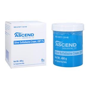 Silver Sulfadiazene Topical Cream 1% Jar 400gm Each